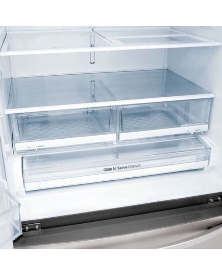 LG - InstaView Door-in-Door 27.8 Cu. Ft. 4-Door French Door Refrigerator - PrintProof Stainless Steel, изображение 2