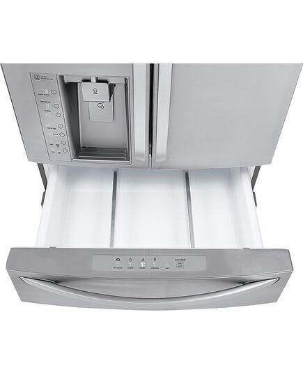 LG - Door-in-Door 29.9 Cu. Ft. 4-Door French Door Refrigerator with Thru-the-Door Ice and Water - Stainless steel, изображение 3