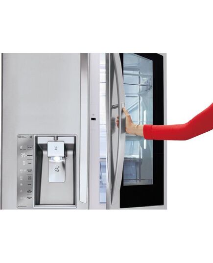 LG - 29.7 Cu. Ft. 4-Door French InstaView Door-in-Door Smart Wi-Fi Enabled Refrigerator - Stainless steel, изображение 7