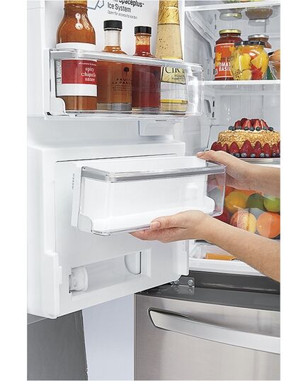 LG - Door-in-Door 29.9 Cu. Ft. 4-Door French Door Refrigerator with Thru-the-Door Ice and Water - Stainless steel, изображение 8
