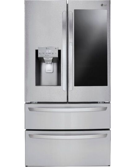 LG - InstaView Door-in-Door 27.8 Cu. Ft. 4-Door French Door Refrigerator - PrintProof Stainless Steel, изображение 11