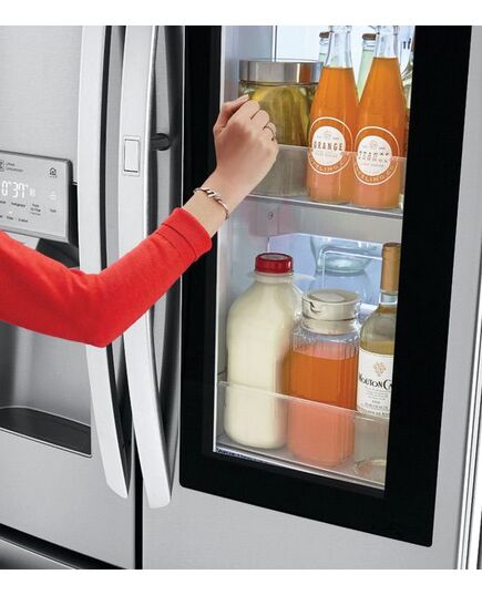 LG - InstaView Door-in-Door 27.8 Cu. Ft. 4-Door French Door Refrigerator - PrintProof Stainless Steel, изображение 17