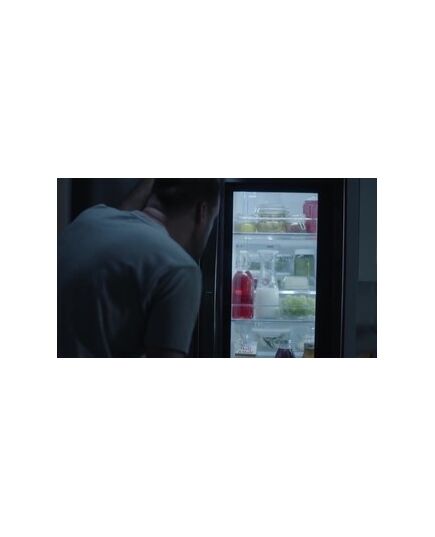 LG - 23.5 Cu. Ft. French InstaView Door-in-Door Counter-Depth Smart Wi-Fi Enabled Refrigerator - PrintProof Black Stainless Steel, изображение 18