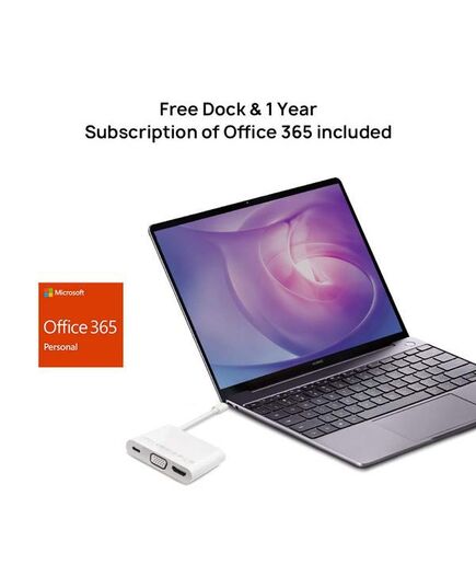 Huawei Matebook 13 Signature Edn. Laptop - 13" 2K Touch, 8th Gen i5, 8 GB RAM, 256 GB SSD, Office 365 Personal 1-Year, Silver(Us Warranty), изображение 3