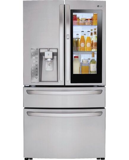 LG - 29.7 Cu. Ft. 4-Door French InstaView Door-in-Door Smart Wi-Fi Enabled Refrigerator - Stainless steel, изображение 28