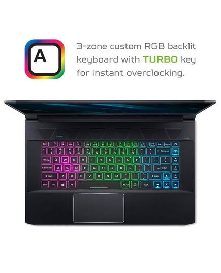 Acer Predator Triton 500 Thin & Light Gaming Laptop, Intel Core i7-8750H, GeForce RTX 2080 Max-Q, 15.6" Full HD 144Hz 3ms G-Sync IPS Display, 32GB DDR4, 1TB PCIe NVMe SSD RAID 0, RGB KB, PT515-51-765U, изображение 12
