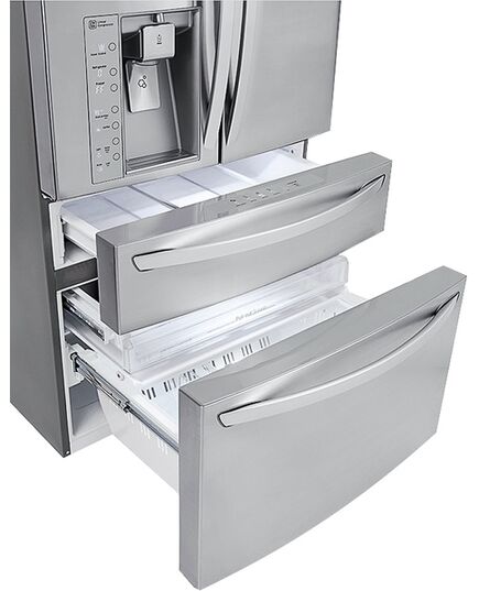 LG - Door-in-Door 29.9 Cu. Ft. 4-Door French Door Refrigerator with Thru-the-Door Ice and Water - Stainless steel, изображение 26