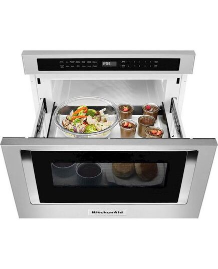 KitchenAid - 24" 1.2 Cu. Ft. Built-In Microwave Drawer - Stainless steel, изображение 14