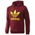 Джемпер с капюшоном Trefoil Hoodie, Цвет: Ярко-красный/Жёлтый