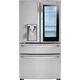 LG - 29.7 Cu. Ft. 4-Door French InstaView Door-in-Door Smart Wi-Fi Enabled Refrigerator - Stainless steel