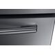 Samsung - Family Hub 22.2 Cu. Ft. 4-Door French Door Counter-Depth Refrigerator - Fingerprint Resistant Black Stainless Steel