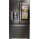 LG - 23.5 Cu. Ft. French InstaView Door-in-Door Counter-Depth Smart Wi-Fi Enabled Refrigerator - PrintProof Black Stainless Steel, изображение 2