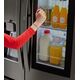 LG - 23.5 Cu. Ft. French InstaView Door-in-Door Counter-Depth Smart Wi-Fi Enabled Refrigerator - PrintProof Black Stainless Steel, изображение 3