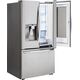 LG - 23.5 Cu. Ft. French InstaView Door-in-Door Counter-Depth Smart Wi-Fi Enabled Refrigerator - Stainless steel, изображение 3