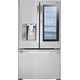 LG - 23.5 Cu. Ft. French InstaView Door-in-Door Counter-Depth Smart Wi-Fi Enabled Refrigerator - Stainless steel, изображение 4