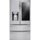 LG - InstaView Door-in-Door 27.8 Cu. Ft. 4-Door French Door Refrigerator - PrintProof Stainless Steel, изображение 11