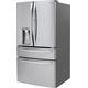 LG - Door-in-Door 29.9 Cu. Ft. 4-Door French Door Refrigerator with Thru-the-Door Ice and Water - Stainless steel, изображение 22