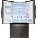 LG - 23.5 Cu. Ft. French InstaView Door-in-Door Counter-Depth Smart Wi-Fi Enabled Refrigerator - PrintProof Black Stainless Steel, изображение 27