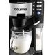 Gourmia - Single Serve K-Cup Pod Coffee Maker with Built-In Frother - Black/Stainless Steel, изображение 6