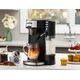 Gourmia - Single Serve K-Cup Pod Coffee Maker with Built-In Frother - Black/Stainless Steel, изображение 7