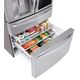 LG - 29.7 Cu. Ft. 4-Door French InstaView Door-in-Door Smart Wi-Fi Enabled Refrigerator - Stainless steel, изображение 32